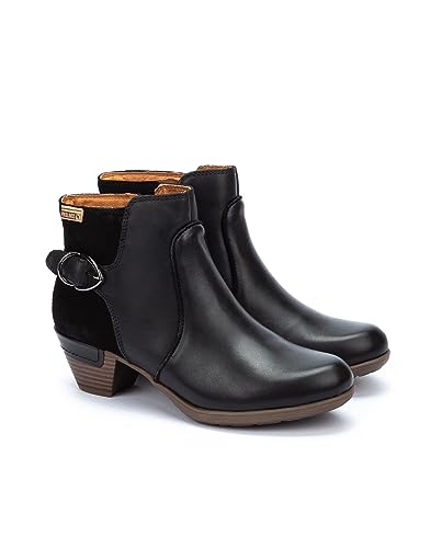 PIKOLINOS High-Heel Ankle Boot Leather Rotterdam for Woman Black2