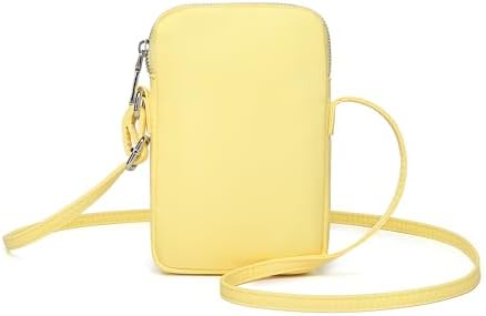 YONBEN Small Crossbody Purse For Phone - PU Leather Wallet With Card Slots & Adjustable Strap (Camel Brown) - View #13
