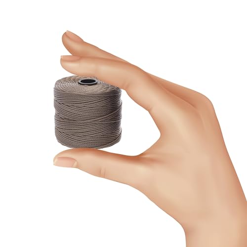 Cordón S-Lon #18 resistente color cacao para ganchillo y Kumihimo 6