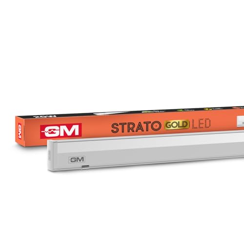 Image of GM Strato LED Batten | 20W LED Light | 2200 Lumens Bright Output | 10 Years Life | 60% Energy Saving | Glare-free Illumination | Durable Body | For Homes, Offices & Other Spaces - Pack of 10
