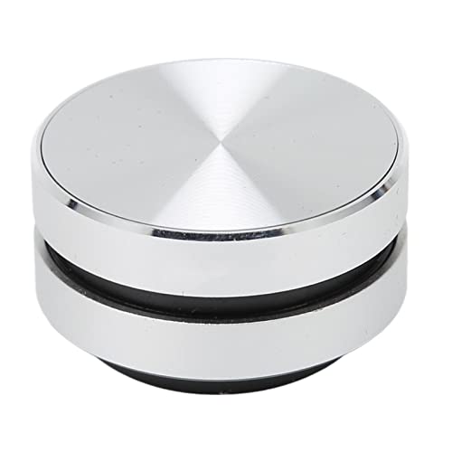 Bluetooth Bone Conduction Speaker, Stereo Magnetic Portable Mini Wireless Speaker, DIY Sound Experience Such as Luggage, Guitars, Wooden Tables (Silver)