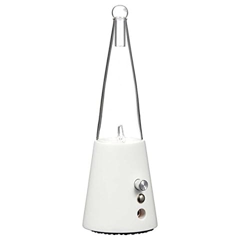 Exquisite Nebulizing Essential Oil Diffuser for Aromatherapy by Organic Aromas - White-Colored Wood Base with Glass Reservoir (White) … Cover
