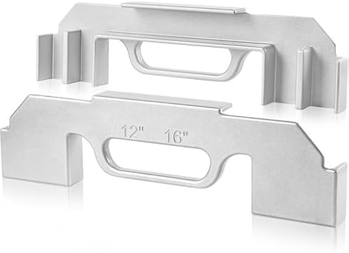 Framing tool 3-in-1,YUEWO framing jig 12/14/16 On-Center Stud Layout Tool,100% Cast Aluminum Wall Stud Framing Spacing Tool,Construction framing tools for Walls, Roofs, Floors or Ladders