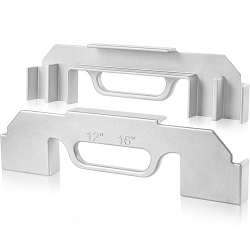 Framing Tool 3-in-1,YUEWO framing jig 12/14/16'' On-Center Stud Layout Tool,100% Cast Aluminum Wall Stud Framing Spacing Tool,Construction framing Tools for Walls, Roofs, Floors or Ladders