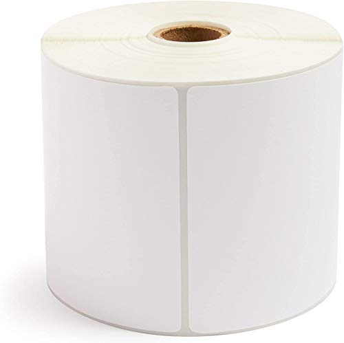 Image of 9527 Product 4x6 Direct Thermal Shipping Labels for Zebra 2844 ZP-450 ZP-500 ZP-505,Blank,450 Labels /Roll, 1 inch Core (12 Rolls)