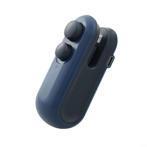 Zilimontt Sellador térmico compacto de bolsas de alimentos, mini máquina eléctrica portátil de sellado de paquetes, para almacenamiento de cocina, máquina selladora térmica, sellador de alimentos