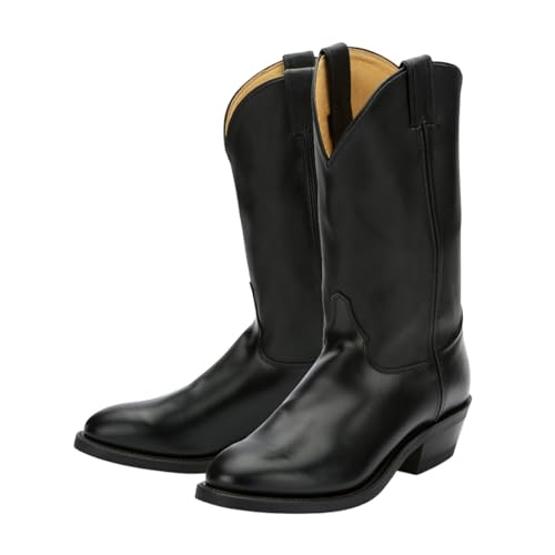Justin Men's Tobias 12" Western Boot, Black - 8 D