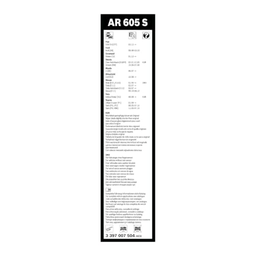 Bosch Aerotwin AR 605 S Front-Scheibenwischer - 2 Wischblätter – Ansicht 3