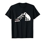 Son maître artiste anglais peinture chien corne record voix maître cylindre phonographe British terrier-mix dog terrier disque gramophone logo enregistrements musicaux enregistrement maîtres peintre peintures vintage rétro