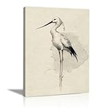 [Ambiance Naturelle et Épurée] Apportez une touche du monde naturel à votre intérieur avec cette impression aviaire. Sa palette neutre offre un point focal élégant qui complète n'importe quel mur