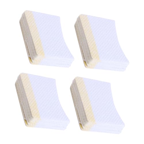 PartyKindom 160pcs Reusable Makeup Pads Curved Cleansing Balm Remover Eyelash Extension Cleansing Bulk Makeup Accessories