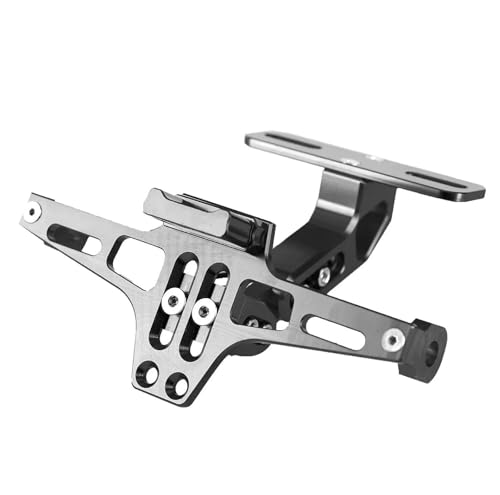 LYBH Kennzeichenhalter Für Motorradheckrahmen, Kotflügel-Entferner-Kit Für BMW R1200GS F800GS F700GS K16000B F800GT Kennzeichenhalterung(Titan)