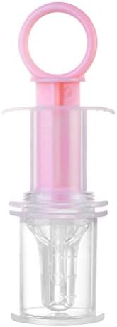 SUPVOX 3Pcs Infant medicines dispenser baby liquid feeding syringes silicone feeding medicine tool for newborn toddler (white, pink, blue)