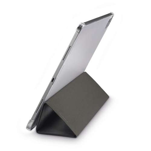 Hama Fold Clear Coque pour Apple iPad Pro 13" (24) - Housse Fonction Chevalet, Protection Fermeture Magnétique, Dos Transparent - Noir