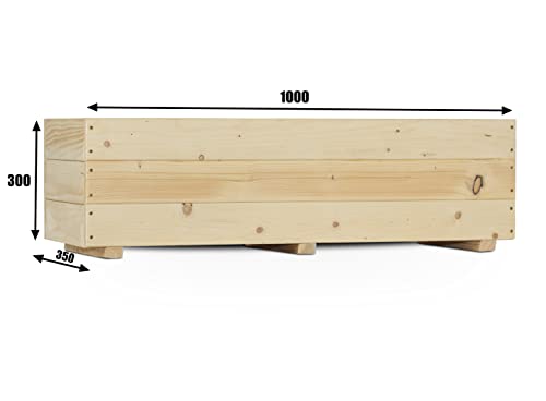 Blumenkasten mit Rankgitter Larisa 140 cm in verschiedenen Größen