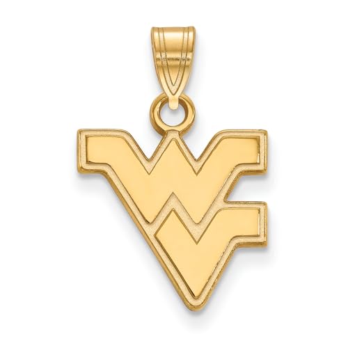 West Virginia Small (1/2 Inch) Pendant (Gold Plated)