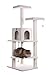 Armarkat B5701 57-Inch Cat Tree, Ivory