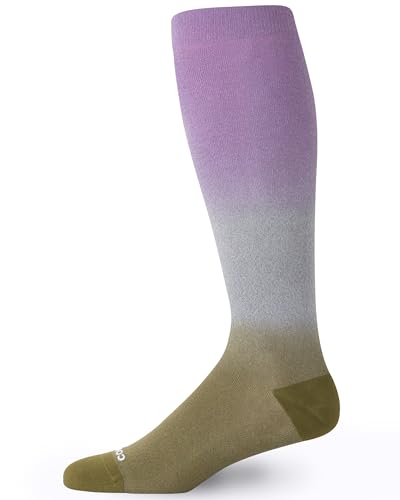 Comrad Nylon Knee High Socks - 15-20mmHg Graduated Compression Socks ...