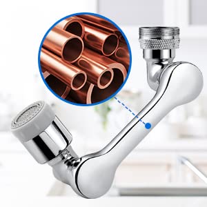 Lianfengymx Bronze Robot Arm Water Nozzle, A Full -Range Rotating Faucet Extensor, Two Types Of Water Outlets, Connected To The Faucet Of The Kitchen And Bathroom Sink. #TOP2