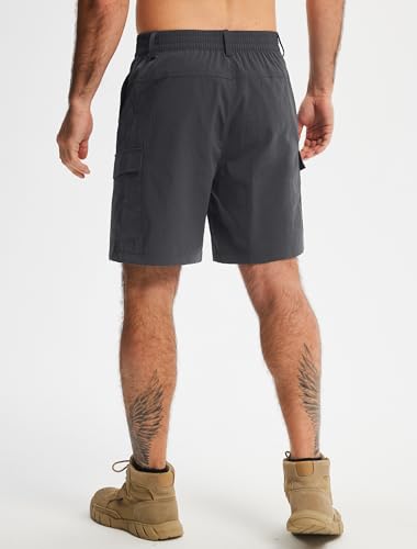 Image of Libin Men's Hiking Cargo Shorts with Zipper Pockets