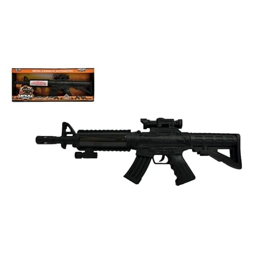 Mitra Jouet M4 Avec Lumières et Sons - Fusil Mitrailleuse 50 cm Pour Enfants - Pistolet à Batterie