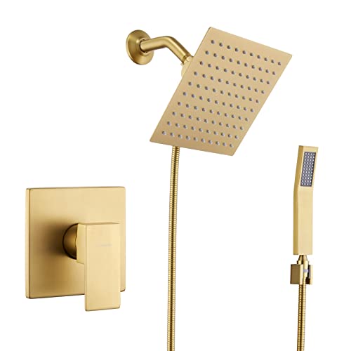 HomGoo Rain Shower System with Handheld Shower Head