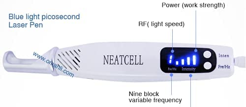 Relifa™ Picosecond Laser Pen Light Therapy Tattoo Scar Mole Freckle Removal Dark Spot Remover Machine Skin Care Beauty Device Neat cell(Blue)