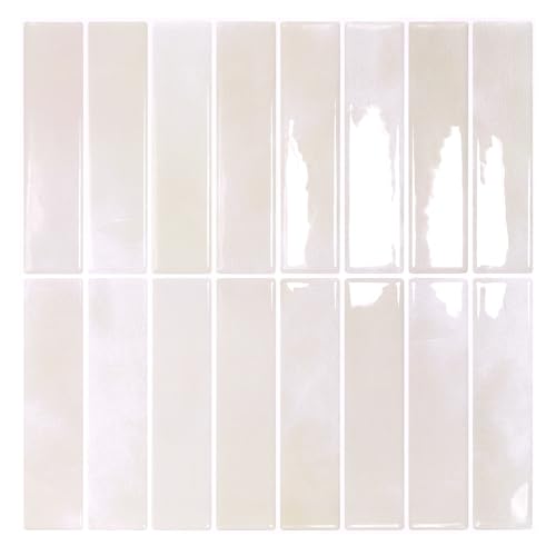 10 Stück Fliesenaufkleber, 3D Wasserdichte und ölbeständige Fliesensticker, Abnehmbar Küchenfliesen Selbstklebend, Selbstklebende Fliesen für Spritzschutz, Geeignet für Küchen, Badezimmer und Camper