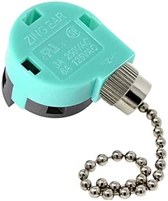 Ceiling Fan Switch 3 Speed 4 Wire, Ze-268s6 Ceiling Fan Replacement Parts, Nickel Ceiling Fan Pull Chain Switch