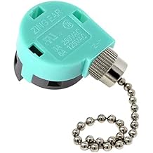 Ceiling Fan Switch 3 Speed 4 Wire, Ze-268s6 Ceiling Fan Replacement Parts, Nickel Ceiling Fan Pull Chain Switch