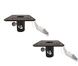 Squirrel Stopper 2-Pack Metal Mounting Flange for 1-inch Poles with Screws