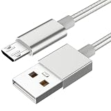 Maeline Cable micro USB 2.0 A-macho a micro B, 3 pies)