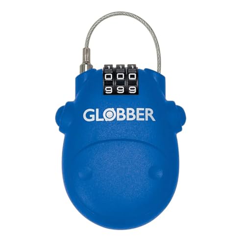 GLOBBER Lock Padlock Security Clasp 532-100 Verrouillage de sécurité, Sport, Bleu (Bleu), Taille unique