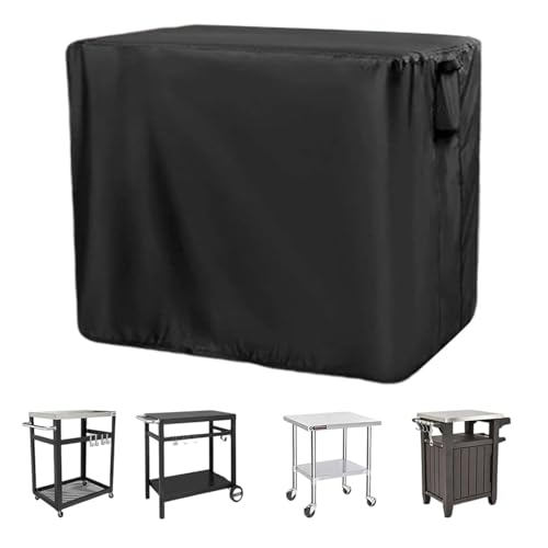 長方形パティオテーブルカバー, ハイカウンターテーブルプロテクター, 耐候性長方形調理台カバー キャンプ 芝生 裏庭 アウトドア パティオ キャンピングカー ガーデン パーティー BBQ用