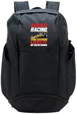 Drag Racing Motorsport Drag Racer Sport Backpack