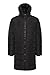 Produktbild NORTH BEND NBAmare Herren Steppmantel Winterjacke Outdoorjacke atmungsaktiv wasserdicht winddicht mit Kapuze Kordelzug Reißverschlusstaschen TPU-Membran, Größe:M, Farbe:Black (1001)