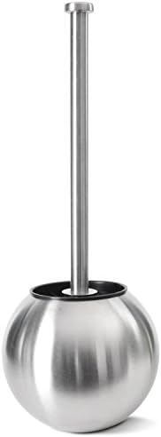 ToiletTree Modern Deluxe Stainless Steel Bathroom Toilet Cleaning Brush (Stainless Steel, Toilet Brush 5.8" x 5.8" x 11")