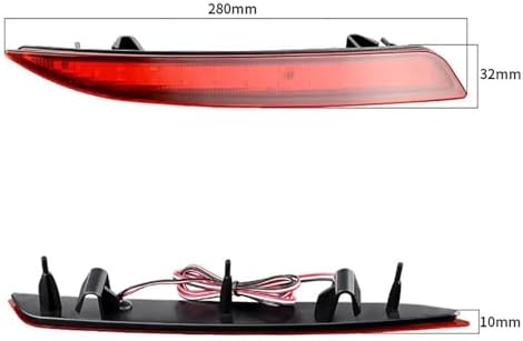 Car taillight cover 2Pcs For Opel For Vauxhall For Astra J MK VI 5-door For Hatchback 2009-2012 Bumper Reflectors Rear Brake Tail Fog Lights Car rear lamps