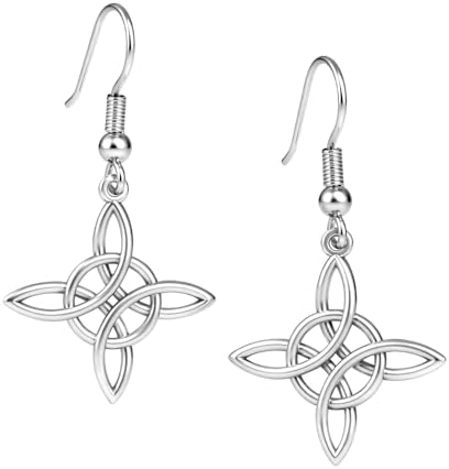 Pendientes mujer plata nudo de brujas - ...