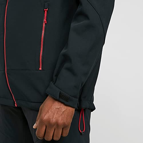 Peter Storm Men's Hooded Softshell Jacket, Polyester, Microfleece Lining, Zipped Pockets, Adjustable Hood (UK, Alpha, XL, Regular, Regular, Black) - Image 7