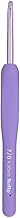 Tulip Etimo Murasaki Crochet Hook - Softgrip Ergonomic Aluminium Hook, Lightweight and Smooth Tip for All Yarn Types, Purple Handle, 4.00mm - 1 Piece
