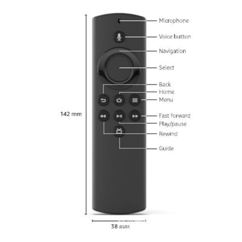 Télécommande vocale H69A73 de remplacement pour clé TV stick - 2