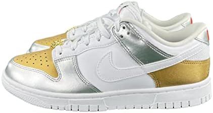 Nike Women's Gymnastics Shoes, Gold White Silver University Red, 9 US