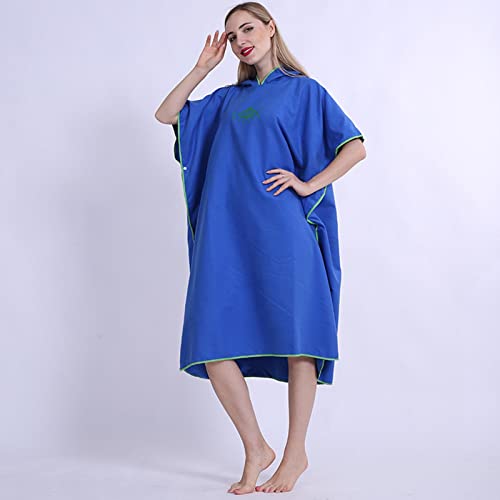 Poncho con capucha de secado rápido y microfibra absorbente 3