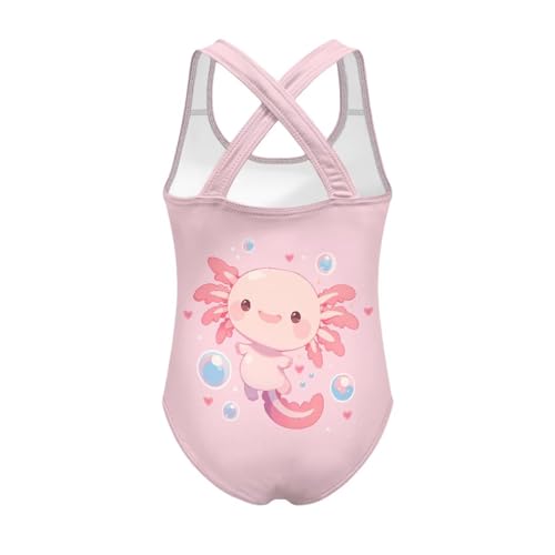 Image of Girls One Piece Swimsuit Teens Cross Back Summer Beach Wear for 5-14Y
