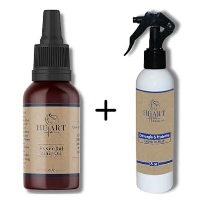 Hair Growth & Hydration Bundle, Nourishing Plant-Based Formula with Castor, Sunflower & Aloe