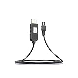 bzcemind Cavo di alimentazione USB AC-L200 AC-L25 Cavo di alimentazione adattatore adatto per Sony DCR-HC19 HDR-CX110 DCR-SR40 DCR-SR60 DCR-SR70 DCR-SR90 DCR-SR100
