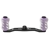 ゴメクサス FH95/85 リールハンドル ダイワ (Daiwa) シマノ (Shimano) ベイトリール対応 カーボン製ダブルハンドル タトゥーラ スティーズ アルファス 両軸リール 交換 95mm 85mm ノブ付き バス釣り