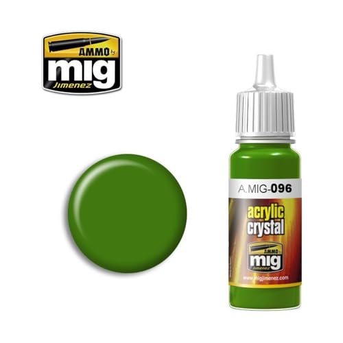 Ammo Crystal Green Periscope (And Tail Light On) Crystal Acrylics (17 Ml)