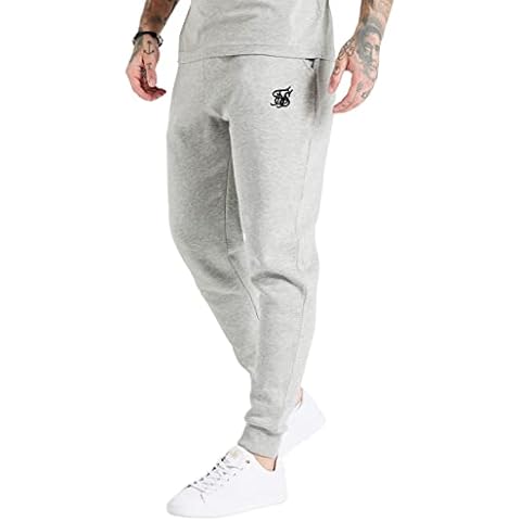 SikSilk Core Cuffed Jogger - Grey Marl Cover